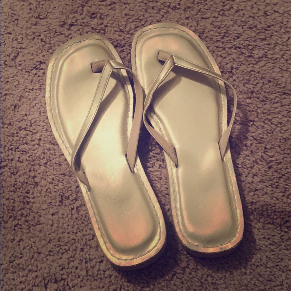 Gold sandals